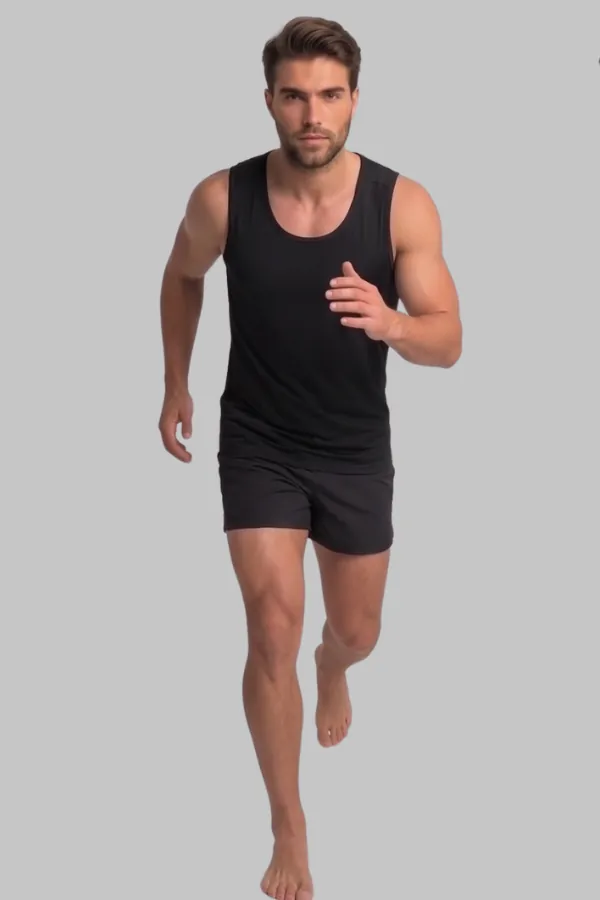 מארז 5 גופייות כושר דרייפיט נושמת לגברים - תמונה 3