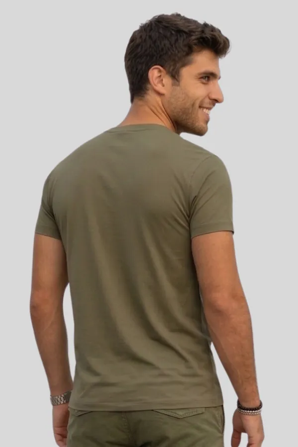 מארז 5 חולצות בייסיק פרימיום למתגייסים צבע זית 4 מארז 5 חולצות בייסיק פרימיום למתגייסים צבע זית – תמונה 4