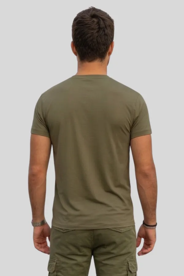מארז 5 חולצות בייסיק פרימיום למתגייסים צבע זית 2 מארז 5 חולצות בייסיק פרימיום למתגייסים צבע זית – תמונה 2