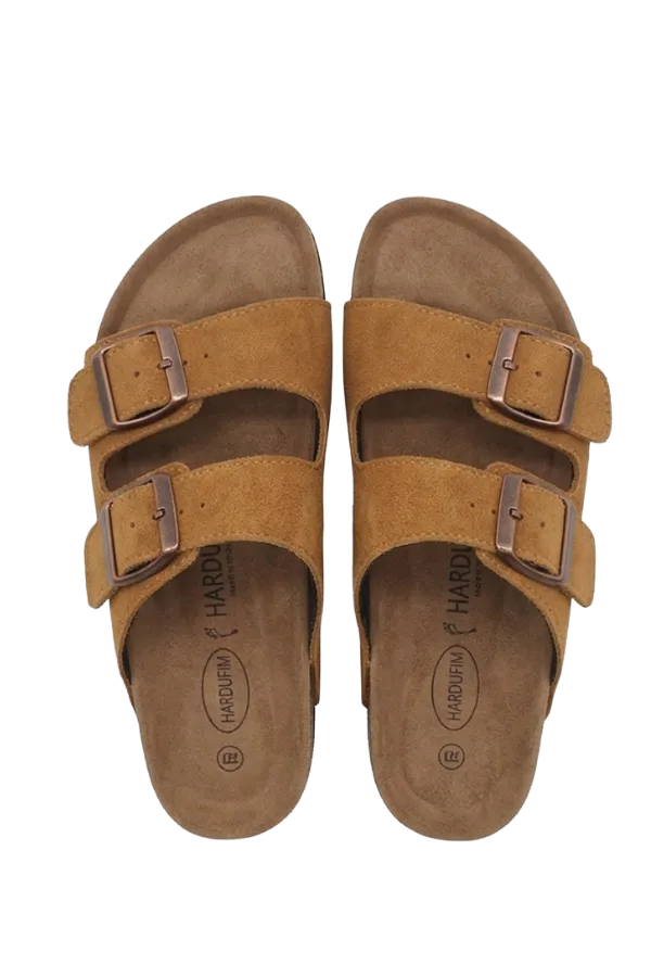 כפכפי נוחות HARDUFIM Camel Ridge – צבע קאמל 3 כפכפי נוחות HARDUFIM Camel Ridge – צבע קאמל – תמונה 3