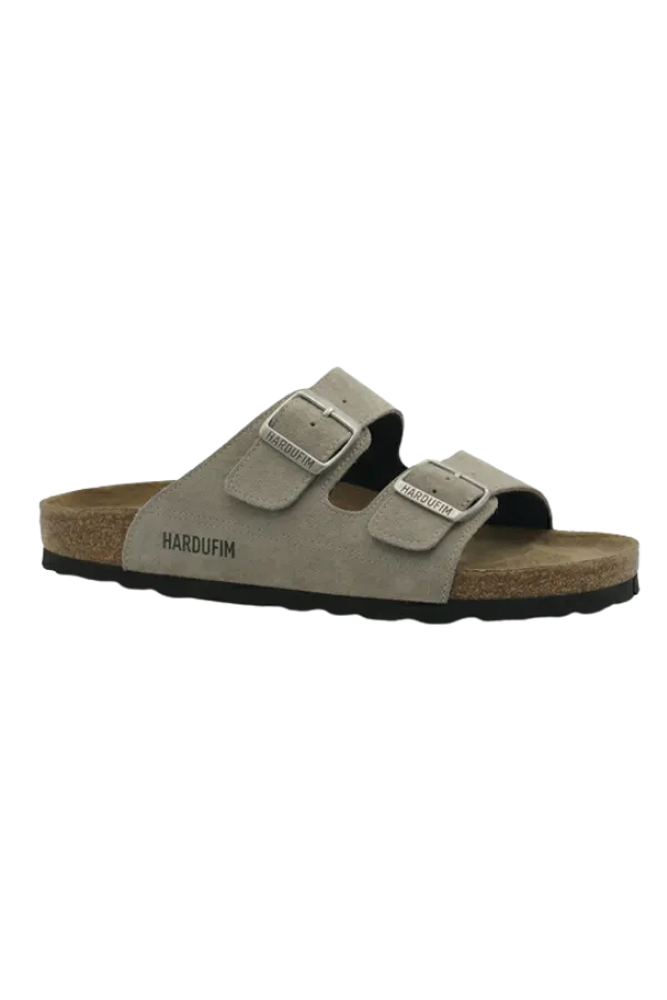 כפכפי נוחות HARDUFIM Stone Walk – צבע אפור אבן