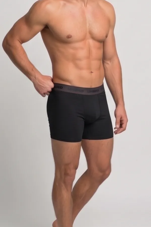 מארז 6 תחתוני בוקסר UMBRO מבד מנדף זיעה (Dry-Tech)